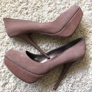 Steve Madden Genuine Suede Platform Stilettos